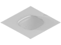 Oberon 1047-CW9166-600MM Locking Suspended Ceiling Tile Access Point Enclosure, 3INH x 18.5INW x 18.5IND (76 mm x 470 mm x 470 mm) Back Box, Cisco CW9164 and CW9166 Access