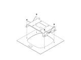 Oberon 37-1007-ANTMNT Retrofit Trim for Oberon Model 1007 Right-Angle Bracket, Antenna Mount, Spring Attached
