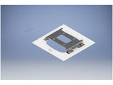 Oberon 37-1007-ARAP515 Retrofit Trim for Oberon Model 1007 Right-Angle Bracket, HPE Aruba AP-515, Spring Attached