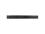 Lantronix SISPM1040-3166-L3-NA Layer 3 Managed Hardened PoE+ Switch, (16) 10/100/1000Base-T PoE+, (4) 100/1000 SFP, (2) 1G/10G SFP+, with -NA power cord, RIP v1/v2, OSPF v2/v3