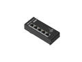 Teltonika TSF010000000 TSF010 Flat Industrial Switch 5 X 100 Ports, 3-PIN Power Input, Compact, Integrated DIN Rail Bracket, 7-57 Vdc
