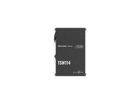 Teltonika TSW114000000 TSW114 DIN Rail Switch 5 GbE ports, Integrated DIN rail bracket and front-facing ports, COMPACT & DURABLE, PLUG AND PLAY