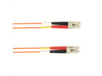 Black Box FOCMRM4-015M-LCLC-OR OM4 MM FO PC Duplx, PVC, Orgn, LCLC