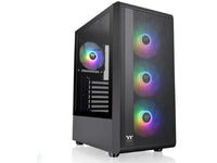 Thermaltake CA-1X2-00M1WN-01 S200 Plus TG ARGB Mid Tower Chassis - Black