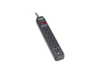 Eaton TLP620DB Protect It 6-Outlet Surge Protector - 5-15R Outlets, 1200 Joules, 20 ft. (6.1 m) Braided Cord, Black