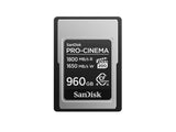 SanDisk SDCFEA-960G-GN4NN PRO-CINEMA, Cfexpress Card, Type a, 960GB, 1800MB/s/1650MB/s, W/JC, RPD2, VPG200