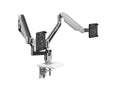 Humanscale M22MTWD M2.1 Dual Mount Monitor Arm, 4/Angled/Dynamic Links, 100 x 100mm VESA