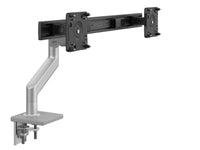 Humanscale M82BCSD M8.1 Dual Monitor Arm, Crossbar, Angled/Dynamic Links, Black 100x100mm VESA