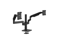 Humanscale X221ETBB M/Flex M2.1 Dual Monitor Arm, 8/Dynamic Links, 12 Post, 100x100mm VESA