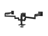 Humanscale X231QTBB M/Flex M2.1 Triple Monitor Arm, 4/12/Dynamic Links, 12 Post, 100x100mm VESA