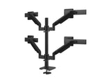 Humanscale X242DSBB M/Flex M2.1 Quad Monitor Arm, Stacked (Two Over Two), Dynamic Links with Slider, 24 Post, 100x100mm 