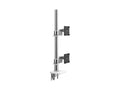 Humanscale X822NTWC M/Flex M8.1 Dual Monitor Arm, Stacked (One over One), No Links, 30 Post, 100x100mm VESA
