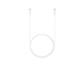 Samsung EP-DX310JWEGUS Charging Cable (3A) - USB-C Left Connector - Male Left Gender - USB-C Right Connector - Male Right Gender - Length: 1.8 Length - White