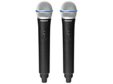 Samson SWSCRXDHH Concert XD2 Handheld - Two-Channel Digital Wireless Handheld System - 1.9 GHz frequency band - Includes two handheld transmitters - XLR