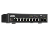 QNAP QSW-L3208-2C6T-US Desktop QSW-L3208-2C6T-US, Unmanaged Switch, 6 x 10BASE-T 5-speed auto negotiation (10G/5G/2.5G/1G/100M) port, 2 x SFP+/NBASE-T Combo