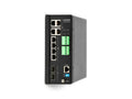 Lantronix SISPM1242-582-LRT Switch - Wired - 10Gbps - Networking / Ports Qty: 11 - Gigabit Ethernet - 52 - 57VDC - (4) 10/100/1000 Mbps, (4) 100/1G/2.5G RJ-45 ports, (2) 1G/10G