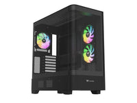 Thermaltake CA-11G-00M1WN-00 View 290 TG ARGB Mid Tower Computer Chassis - Black