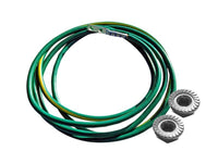 Chatsworth 40159-008 Rack Bonding Jumper Kit; 9INL (2.7 m) #6 AWG stranded copper conductor insulated green with a horiz