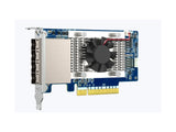 QNAP QXP-1630S-3816 4-port miniSAS HD host bus adapter, Broadcom Aero SAS3816, PCIe 4.0 x 8 for TL SAS JBOD series Check NAS compatibility list: