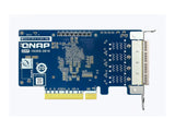 QNAP QXP-1630S-3816 4-port miniSAS HD host bus adapter, Broadcom Aero SAS3816, PCIe 4.0 x 8 for TL SAS JBOD series Check NAS compatibility list: