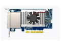 QNAP QXP-1630S-3816 4-port miniSAS HD host bus adapter, Broadcom Aero SAS3816, PCIe 4.0 x 8 for TL SAS JBOD series Check NAS compatibility list: