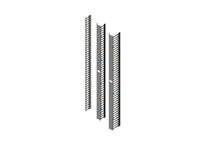 Chatsworth 38646-739 Vertical Cable Manager for ZetaFrame Cabinet; for 48U x 31.5INW (800 mm) Cabinet; Short Finger; Wit
