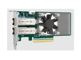 QNAP QXG-25G2SF-BCM Dual port per 25GbE Network adapter; 2 x SFP28; Broadcom 57504 controller