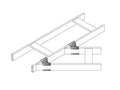 Chatsworth 10616-701 Adjustable Junction-Splice Kit; Black