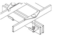 Chatsworth 10709-001 Auxiliary Framing Channel Mounting Kit ; Gold; For 3/8IN x 2IN Bar