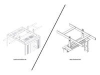 Chatsworth 10506-102 Cable Runway Elevation Kit; Gray; Quantity per Package: 1 Pair