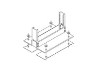 Chatsworth 10605-023 Rack Base Insulator Kit; 23IN Rack