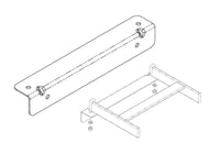 Chatsworth 11421-012 Wall Angle Support Kit 3/16IN; 14INW x 2INH x 2IND; Gold