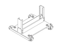 Chatsworth 11554-103 Rack Standard Rollers; 2INH x 23IND; Gray