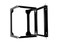 Chatsworth 11808-725 Standard Swing Gate Wall Rack, Black, 25.7IN (653 mm) W x 25.2IN (640 mm) D x 53.6IN (1361 mm) H