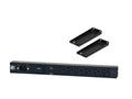 Chatsworth 12817-703 Power Strip, 1U, Basic, 15A, 120V, Horizontal, (6) 5-15R, Thermal Breaker, Surge, 5-15P, 10ft Input Cord, 19/23in Stand-off Mounting Brackets, 1.4 in