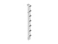 Chatsworth 11923-E05 Cabling Section Cover; 3.65 IN W x 7.5 FT H; Glacier White