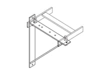 Chatsworth 11312-106 Triangular Support Bracket; Gray