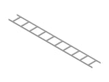 Chatsworth 14300-130 Adjustable Cable Runway; 1.5IN H x 30IN W x 119.5IN L (38 mm x 762 mmx 3035 mm); Gray