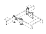 Chatsworth 16488-701 Junction Swivel Splice Kit; Black