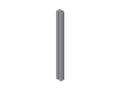 Chatsworth 33004-702 Full Height Filler Panel Support Extrusion, Build To Spec, Ten 96 in Pieces, Black