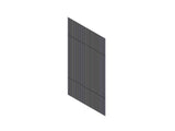 Chatsworth 33006-E01 Frame Extrusion, Build To Spec, Two 94 in Pieces, Glacier White