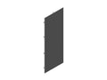 Chatsworth 37750-C18 Single Metal Side Panel Assembly for RMR Modular Enclosure; 94.5IN (2400 mm) H x 23.6IN (600 mm) D; Black