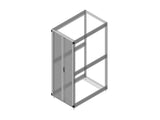 Chatsworth 39976-71F Latch Kit for Double Perforated Metal Rear Door for ZetaFrame Cabinet; 45U; 3-Point; Keyed Lock; Bl
