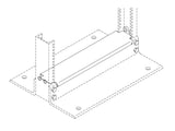 Chatsworth 42050-723 Rack Base Dust Cover; 23INW; Black; Channel Size: 6