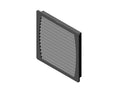 Chatsworth 37899-001 RMR Modular Enclosure Exhaust Filter Kit, 291 mm Cut-out, 12.6IN (320mm) H x 12.6IN (320mm) W x 1.8 (46mm) D; Hammer Gray (RAL 7035)