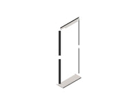 Chatsworth 38649-E66 Air Dam Kit for ZetaFrame Cabinet; for 42U x 29.5INW (750 mm) Cabinet; Glacier White