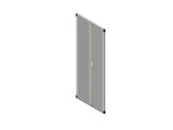Chatsworth 39861-722 Double Perforated Metal Rear Door for ZetaFrame Cabinet; for 42U x 31.5INW (800 mm) Cabinet; Black