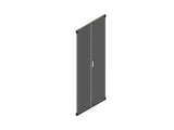 Chatsworth 39861-722 Double Perforated Metal Rear Door for ZetaFrame Cabinet; for 42U x 31.5INW (800 mm) Cabinet; Black