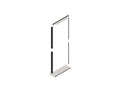 Chatsworth 38649-750 Air Dam Kit for ZetaFrame Cabinet; for 48U x 23.6INW (600 mm) Cabinet; Black