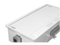 Chatsworth A1222-PP Ceiling Enclosure for Patch Panels; 24INW x INH x 12IND; White